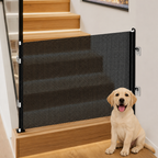 DogBedHouse No-Drill Retractable & Foldable Safety Gate (Up To 49 In)