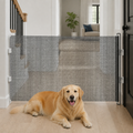 DogBedHouse No-Drill Retractable & Foldable Safety Gate (Up To 49 In)