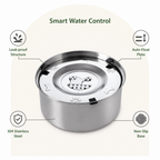 DogBedHouse No-Spill Floating Stainless Steel Dog Bowl