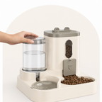 DogBedHouse Non-Electric Dual-Bin Spill-Proof Feeder & Waterer