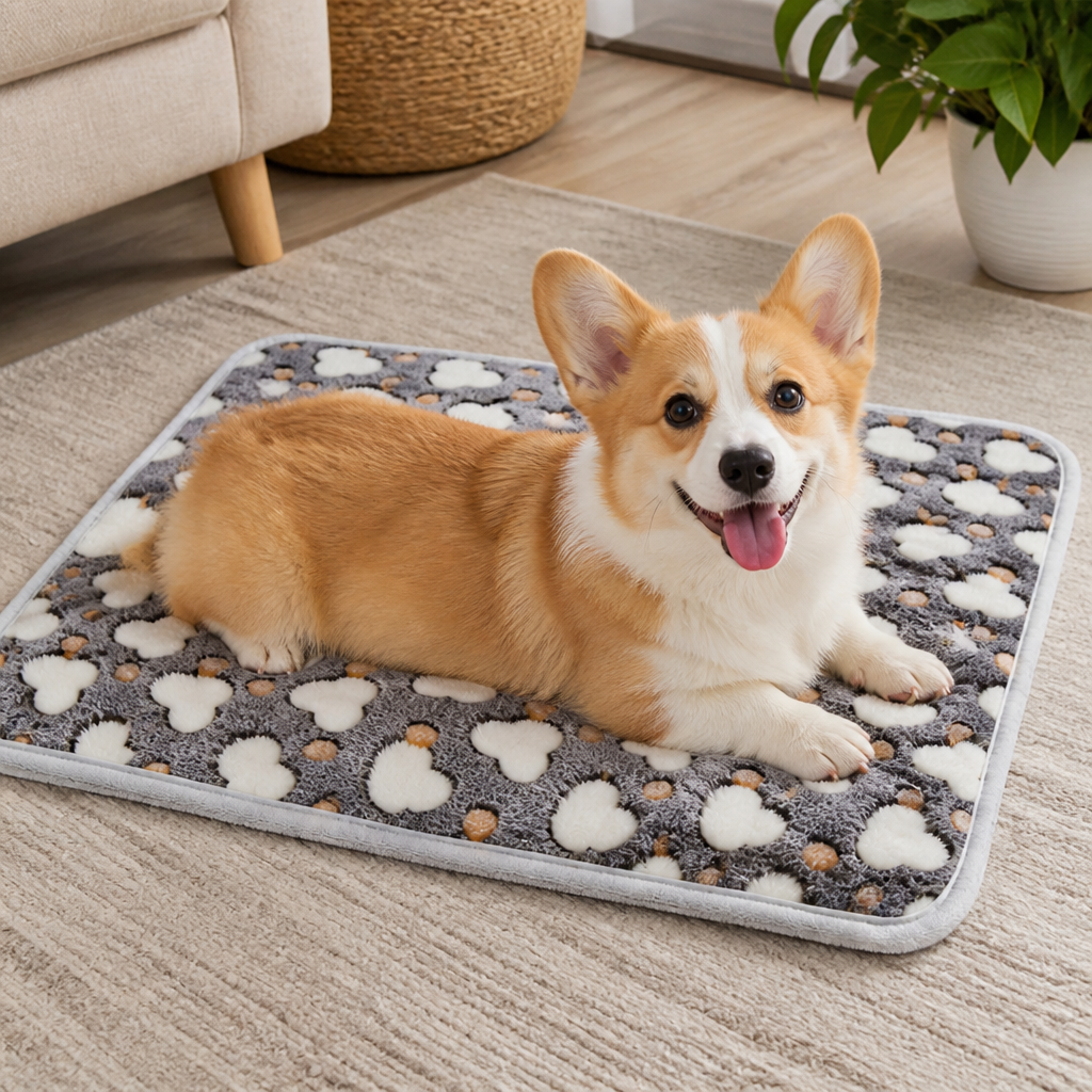 DogBedHouse Non-Shedding Coral Fleece Pet Blanket