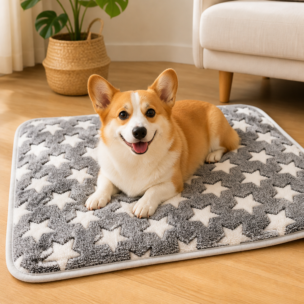 DogBedHouse Non-Shedding Coral Fleece Pet Blanket