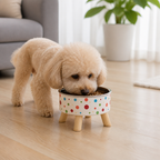 DogBedHouse Non-Slip & Anti-Tip Pet Bowl (Detachable Dish)