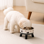 DogBedHouse Non-Slip & Anti-Tip Pet Bowl (Detachable Dish)
