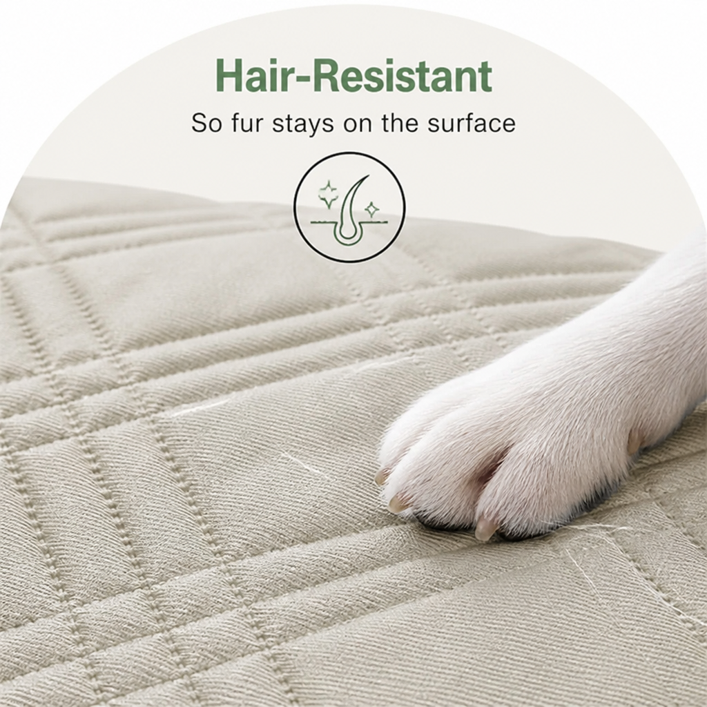 DogBedHouse Non-Slip Hair-Resistant & Scratch-Resistant Sofa Seat Cover