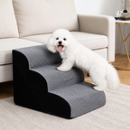 DogBedHouse Non-Slip Memory Foam Pet Ramp (Foldable, Washable)