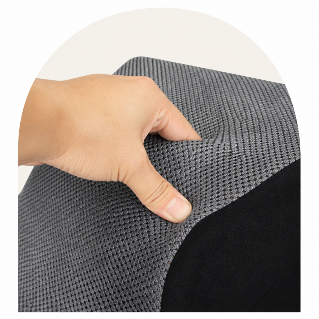 DogBedHouse Non-Slip Memory Foam Pet Ramp (Foldable, Washable)