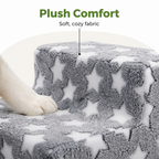 DogBedHouse Non-Slip Plush Pet Stairs (Removable Washable Cover)