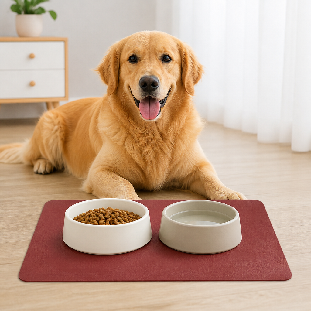 DogBedHouse Non-Slip & Waterproof Personalized Feeding Mat
