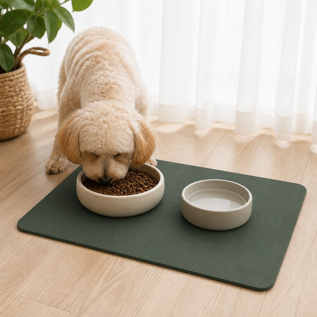 DogBedHouse Non-Slip & Waterproof Personalized Feeding Mat