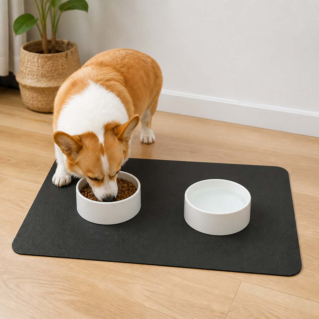 DogBedHouse Non-Slip & Waterproof Personalized Feeding Mat
