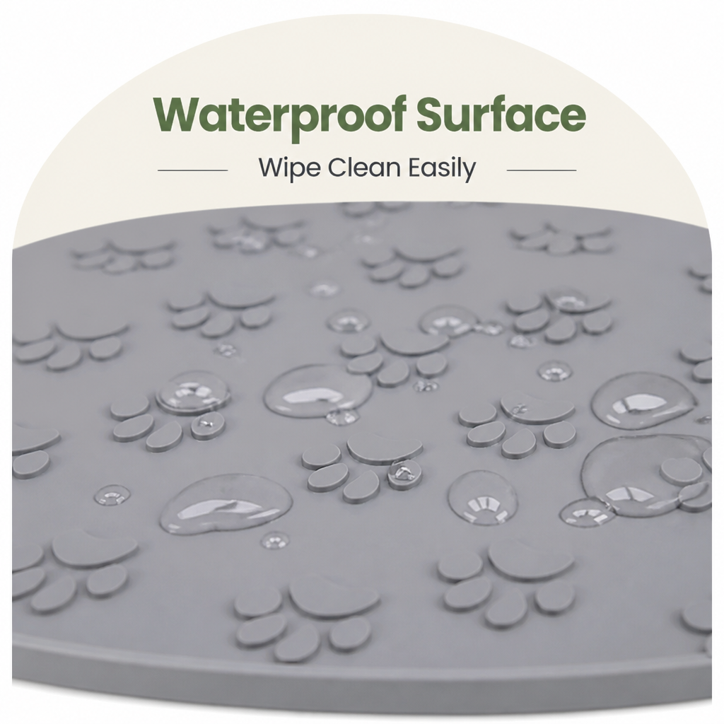 DogBedHouse Non-Slip & Waterproof Silicone Feeding Mat
