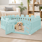 DogBedHouse Non-Toxic Recycled HDPE & Lockable Dog Playpen