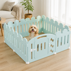 DogBedHouse Non-Toxic Recycled HDPE & Lockable Dog Playpen