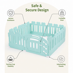 DogBedHouse Non-Toxic Recycled HDPE & Lockable Dog Playpen