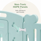 DogBedHouse Non-Toxic Recycled HDPE & Lockable Dog Playpen