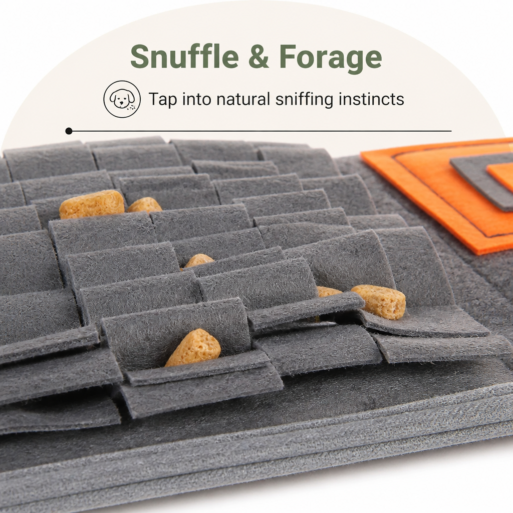 DogBedHouse Nose-Work & Slow-Feeding Snuffle Mat (Machine Washable)