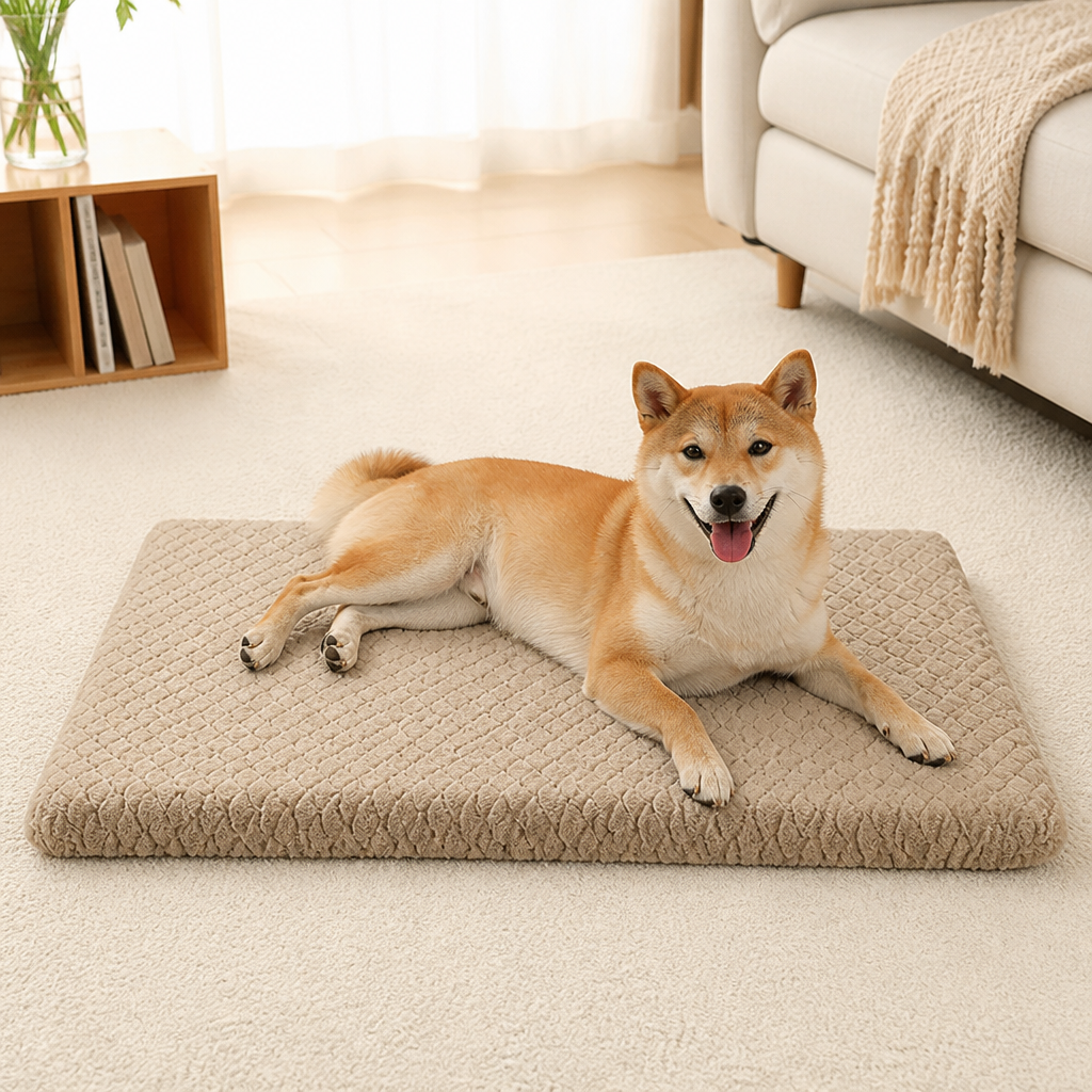 DogBedHouse Orthopedic 3D Foam & Waterproof Dog Bed (Removable Cover)