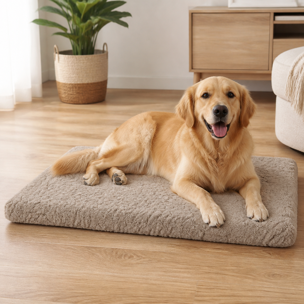 DogBedHouse Orthopedic 3D Foam & Waterproof Dog Bed (Removable Cover)