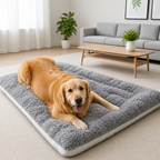 DogBedHouse Orthopedic Cloud-Like Reversible Dog Bed (Machine Washable Cover)
