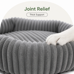 DogBedHouse Orthopedic High-Resilience Plush Dog Bed (Hand-Washable)
