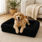 DogBedHouse Orthopedic Memory Foam Bolster Bed (Waterproof Removable Cover)