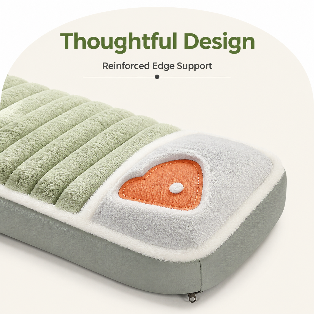 DogBedHouse Orthopedic Memory Foam Dog Bed (Removable Machine-Washable Cover)