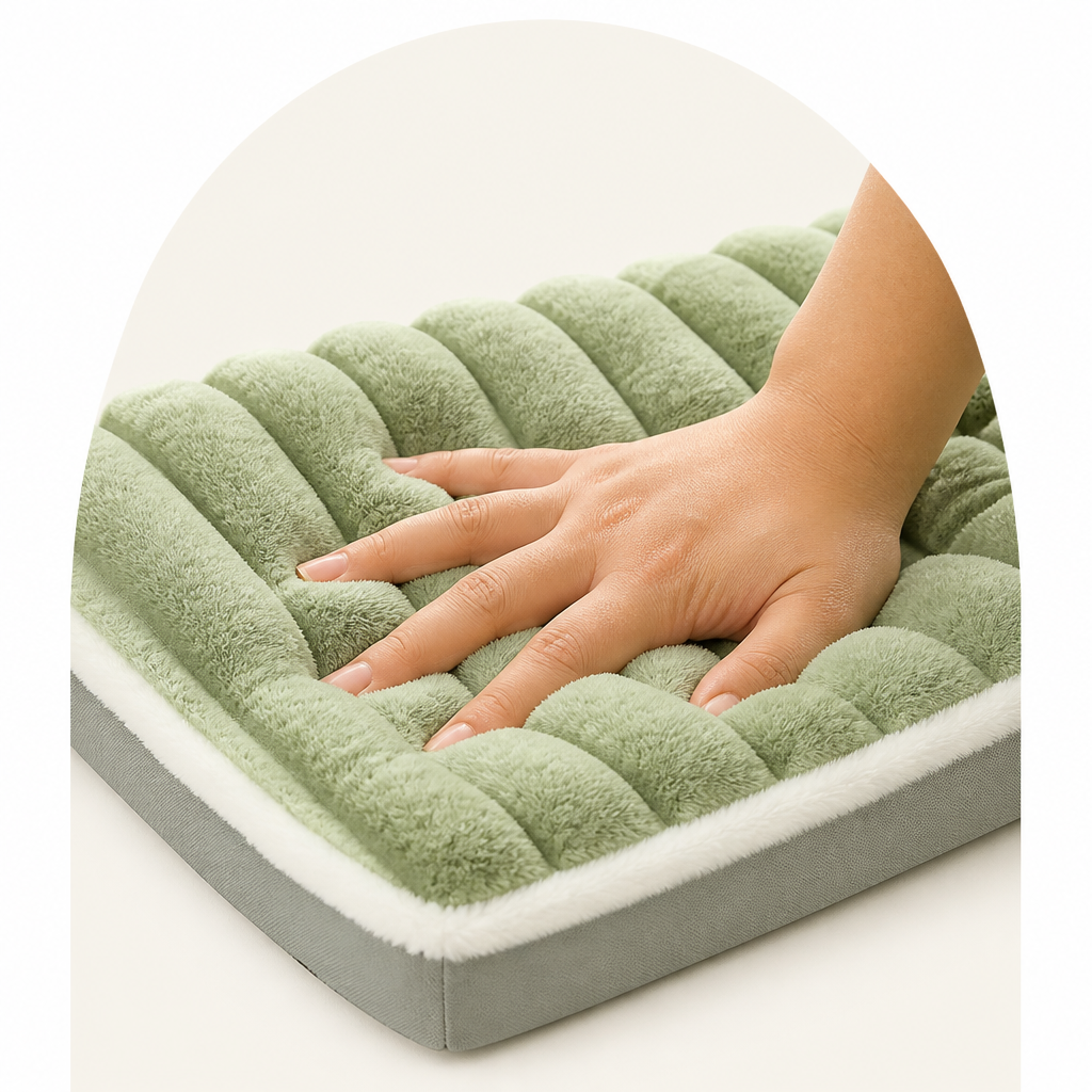 DogBedHouse Orthopedic Memory Foam Dog Bed (Removable Machine-Washable Cover)