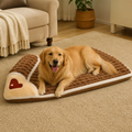 DogBedHouse Orthopedic Memory Foam Dog Bed (Removable Machine-Washable Cover)