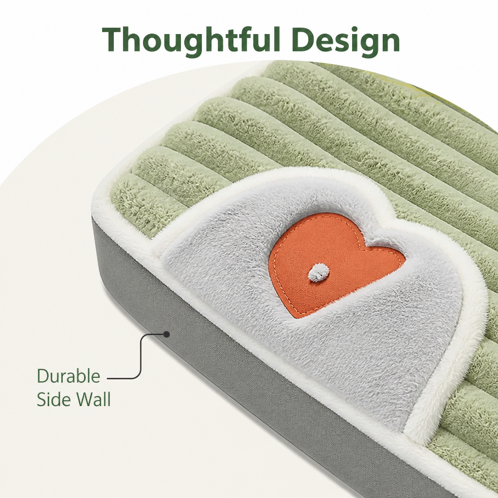 DogBedHouse Orthopedic Memory Foam Dog Bed (Removable Washable Cover)