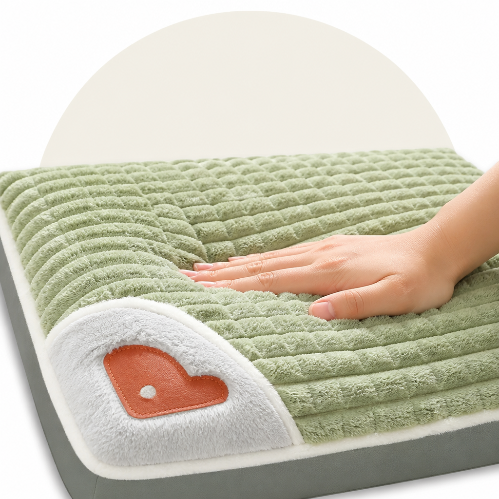 DogBedHouse Orthopedic Memory Foam Dog Bed (Removable Washable Cover)