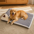 DogBedHouse Orthopedic Memory Foam Dog Bed (Removable Washable Cover)