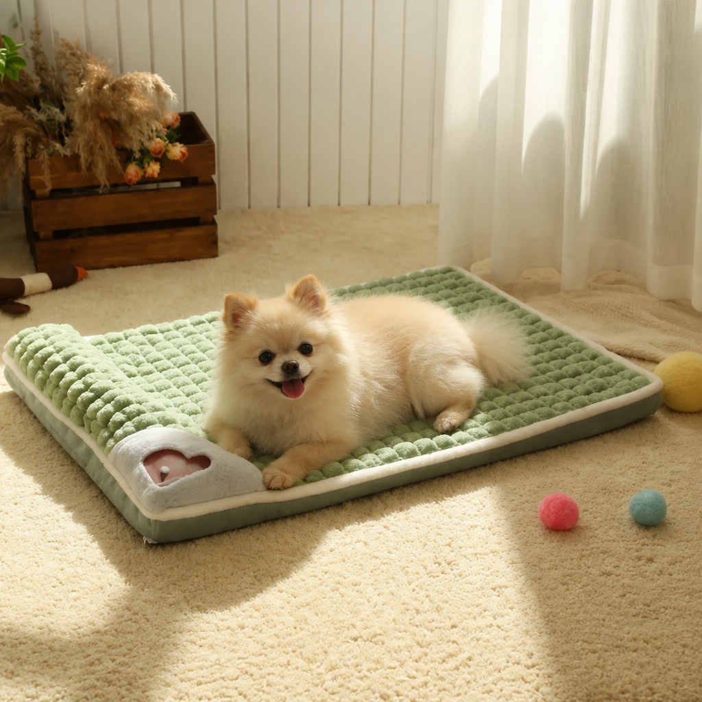 DogBedHouse Orthopedic Memory Foam Dog Bed (Removable Washable Cover)