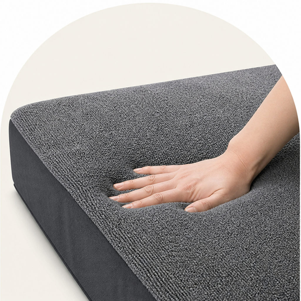 DogBedHouse Orthopedic Memory Foam Dog Bed (Waterproof Washable Cover)