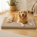 DogBedHouse Orthopedic Memory Foam & Washable Faux Fur Dog Bed (Waterproof Anti-Slip Base)