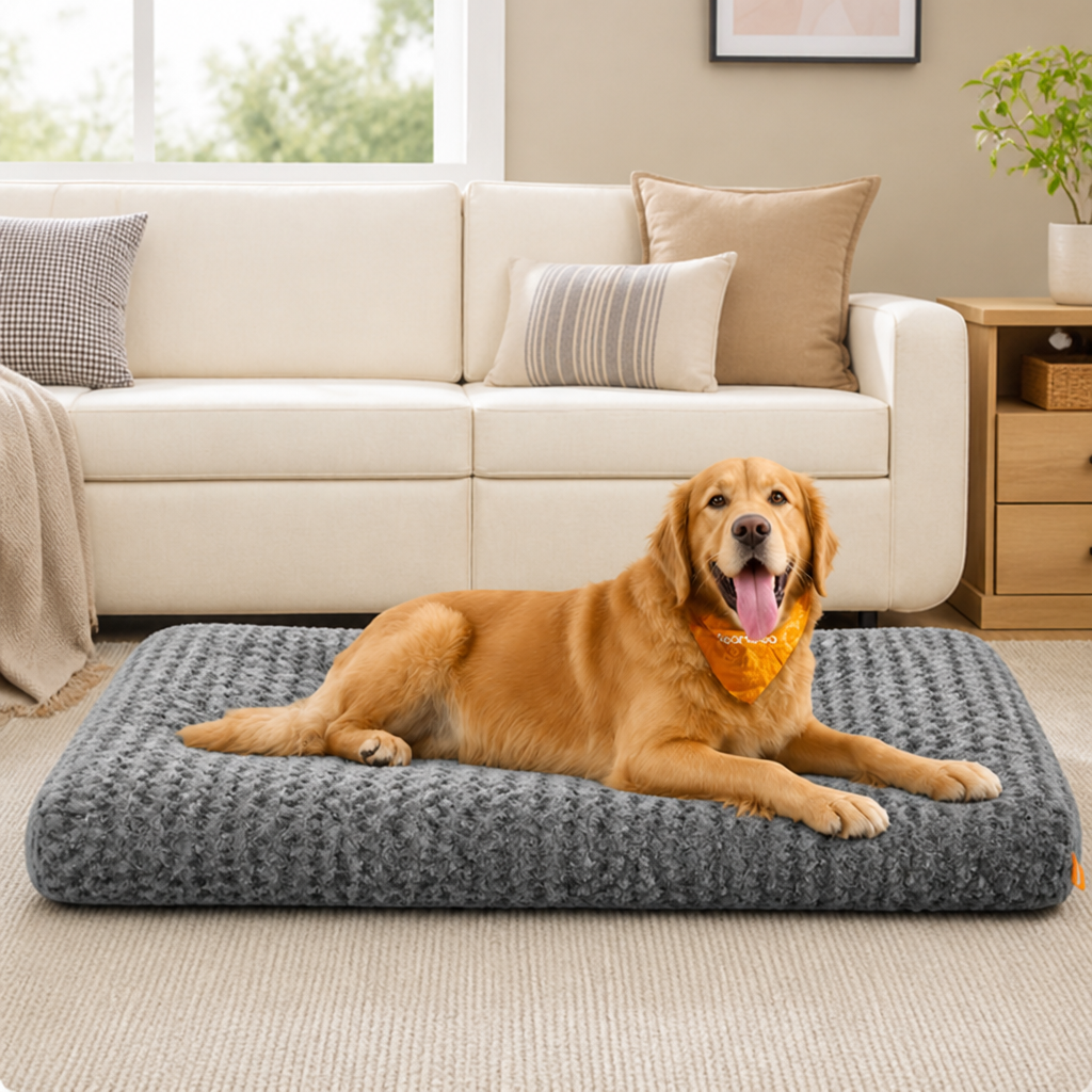 DogBedHouse Orthopedic PP-Fill Non-Slip & Washable Dog Bed