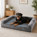 DogBedHouse Orthopedic Sponge Foam Dog Bed (Removable Washable Cover)