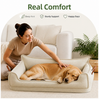 DogBedHouse Orthopedic Water-Resistant Dog Bed (Detachable Cover)