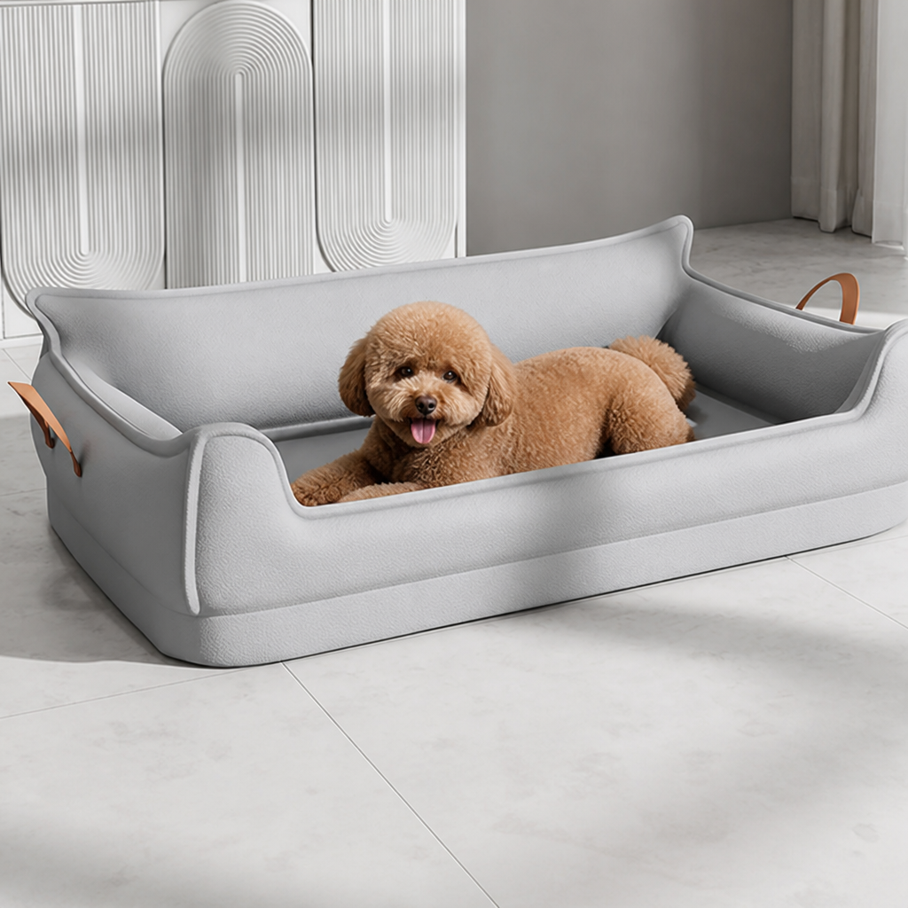 DogBedHouse Orthopedic Water-Resistant Dog Bed (Detachable Cover)