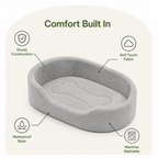 DogBedHouse Orthopedic & Waterproof Bolster Bed
