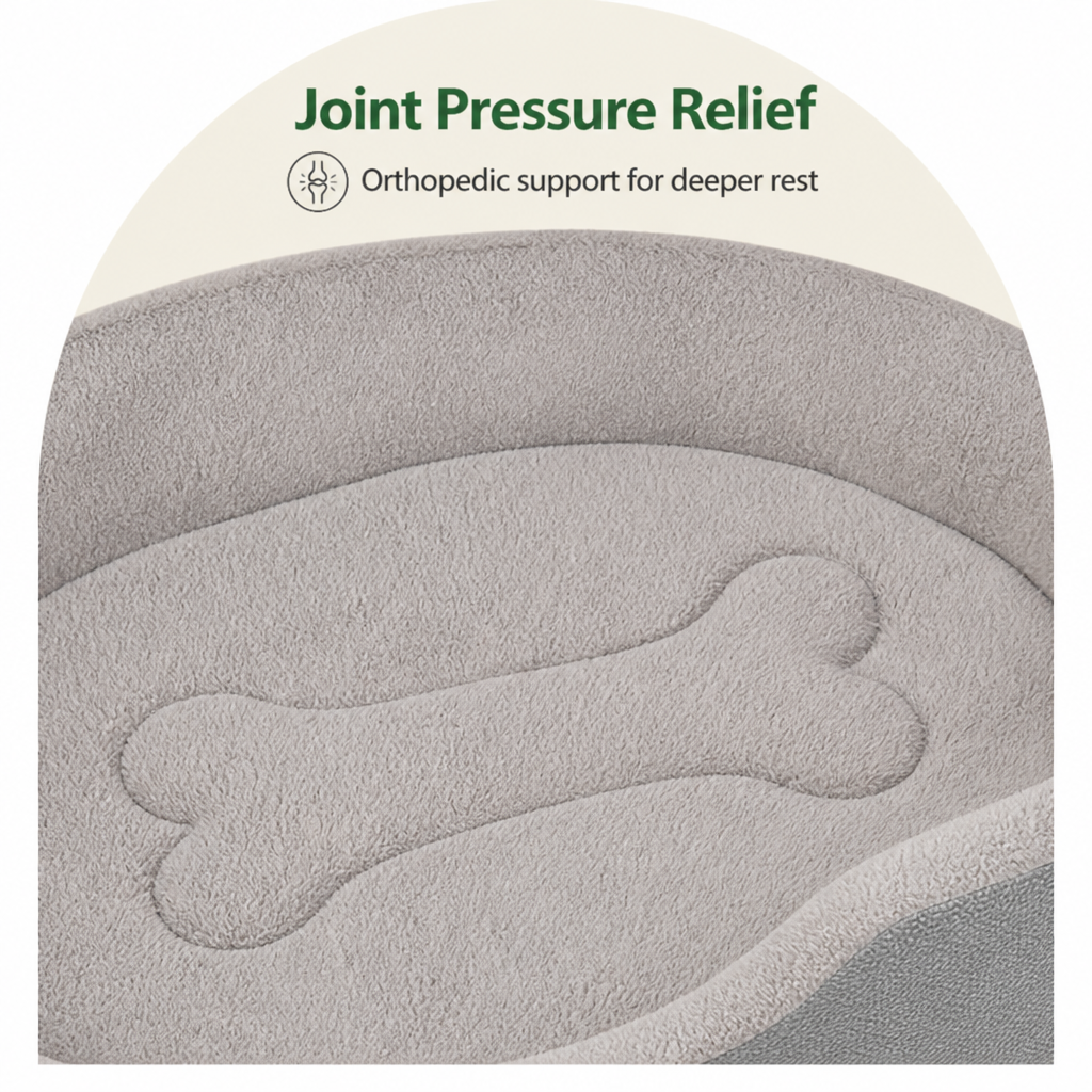 DogBedHouse Orthopedic & Waterproof Bolster Bed