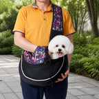DogBedHouse Oxford Fabric & Safety Harness Sling Carrier