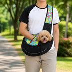 DogBedHouse Oxford Fabric & Safety Harness Sling Carrier