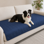 DogBedHouse Plaid Water-Repellent & Non-Slip Sofa Seat Cover