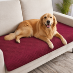 DogBedHouse Plaid Water-Repellent & Non-Slip Sofa Seat Cover