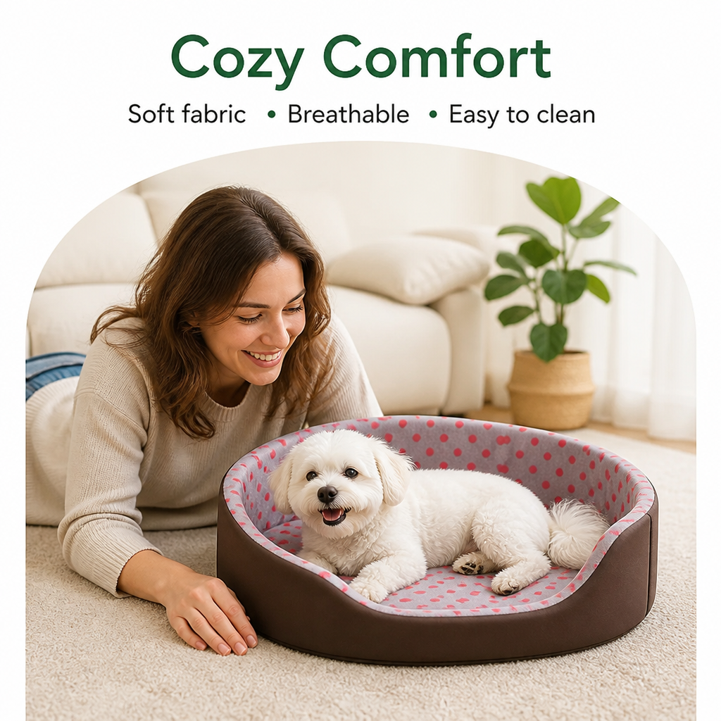 DogBedHouse Plush Breathable & Washable Dog Bed Mat