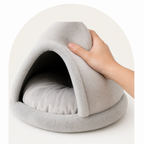 DogBedHouse Plush Coral Velvet & PP Cotton Pet Teepee