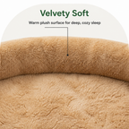 DogBedHouse Plush Corduroy Washable & Breathable Pet Bed