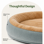 DogBedHouse Plush Corduroy Washable & Breathable Pet Bed