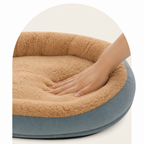 DogBedHouse Plush Corduroy Washable & Breathable Pet Bed